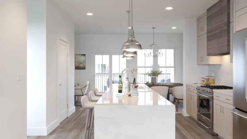 Townhomes en route near DeKalb Farmers Market, downtown Avondale